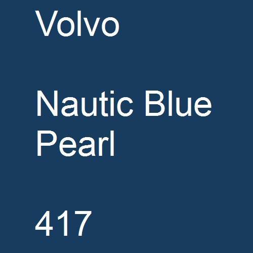 Volvo, Nautic Blue Pearl, 417.